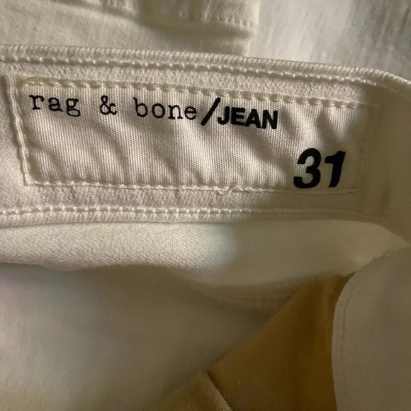 rag & bone classic destroyed capri jeans - Picture 8 of 12